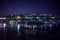 Porthleven harbour lights