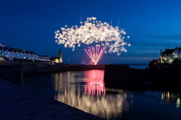 Porthleven Fire works